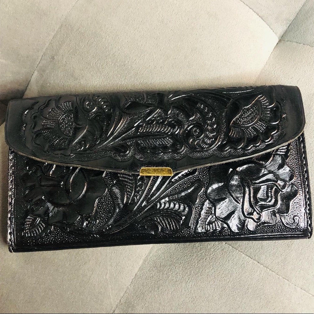 Hand Tooled Leather Wallet